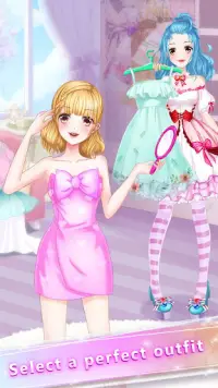 Anime Girl Fashion Makeup Screen Shot 5