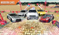 Multiplayer car parking real 3D modern city game Screen Shot 2