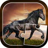 Horses Jigsaw Puzzle Game