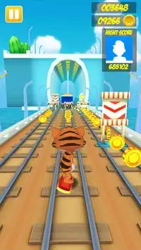 Subway Pet Talking Cat Run Screen Shot 6