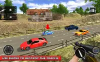 Sniper Highway Traffic Shooter 3D Screen Shot 1