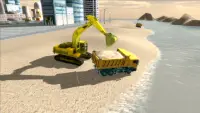 강 모래 굴삭기 시뮬레이터 3D Screen Shot 4