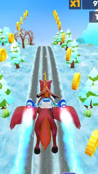 Unicorn Pony Runner:Pony Running Game 2021 Screen Shot 2