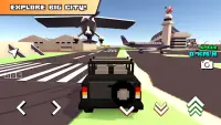 Blocky Car Racer - yarış oyunu Screen Shot 5