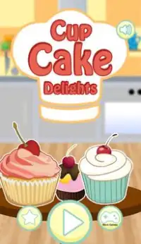 Sweet Cupcake Maker - Juego de panadería Screen Shot 0