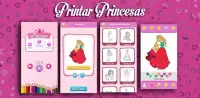 Princesses to paint and color Screen Shot 5