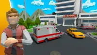 City Ambulance 3d: Rescue Sim Screen Shot 1