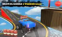 Impossível Stunt Faixas: Monstro Jogos de caminhão Screen Shot 3