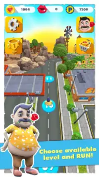 Run Ron Run! Love Escape Street Running Adventure Screen Shot 0