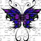 Ghotic Butterfly Jigsaw Puzzle