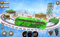 버스 게임 - 군대 코치 운전 모의 실험 장치 Screen Shot 2