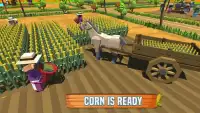 コーンファームプロフェッショナル：Blocky Farmer Simulator Screen Shot 14