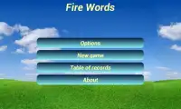Fire Words Demo Screen Shot 0