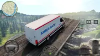 救急車バンシティドライバーゲーム Screen Shot 3