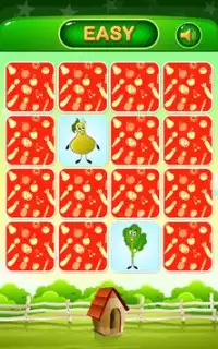 Vegetable Memory Match Game Screen Shot 0