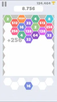 Shoot 2048 Hexagon Screen Shot 0