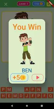 Ben 10 Quiz Screen Shot 2