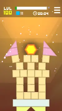 Hexagon Tower Balance Puzzles Screen Shot 5