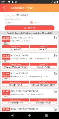National Train Enquiry System Screen Shot 6