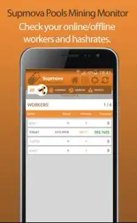 Suprnova Pools Mining Monitor Screen Shot 3