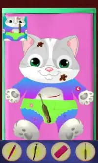 Baby Katze Arzt Screen Shot 2