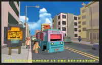 Craft World Bus Driving Simulator Screen Shot 2