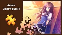 Anime Jigsaw Puzzles :Japanese Girl Screen Shot 0