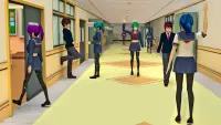 Permainan Anime: Gadis Sekolah Screen Shot 1