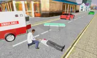 simulador de jogo de resgate de ambulância 2018 Screen Shot 4