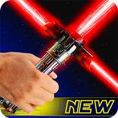 Jedi lightsaber. Lucha láser