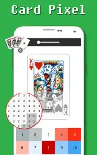 Coloring Solitaire Card By Number - Pixel art Screen Shot 0