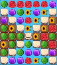 Flower Blast Match 3 Game Screen Shot 6