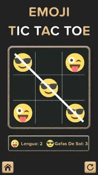 Tic Tac Toe para emoji Screen Shot 0
