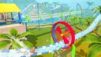 Water Parks Extreme Slide Ride : Amusement Park 3D Screen Shot 5