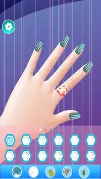 Juegos de Chicas pintar uñas Screen Shot 1