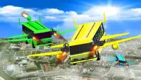 Flying Bus Gunship Super Shooting Battle Screen Shot 0