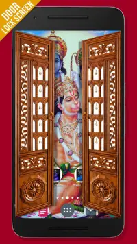 Hanuman Ji Door Lock Screen Screen Shot 1