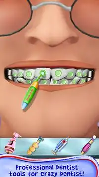 Crazy Dentist Braces Surgery Screen Shot 3