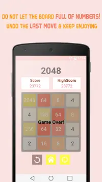 2048 Original - Classical 2048 Puzzle with Extras Screen Shot 2