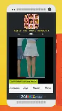 Guess The TWICE Members Kpop Quiz Game Screen Shot 2