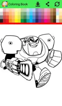 Coloring Pages for Titans Go Screen Shot 1