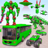 Bus-Roboter-Spiele 3D