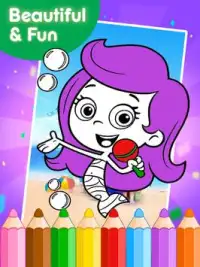 Bubble Coloring Books Guppies Screen Shot 0