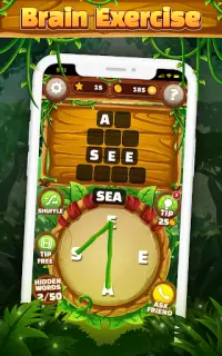 Word Jungle: Word Games Puzzle Screen Shot 5