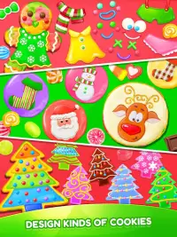 Christmas Unicorn Cookies & Gingerbread Maker Game Screen Shot 2
