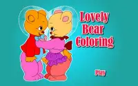 Coloring Game-Lovely Bear Screen Shot 2