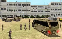 陸軍バス運転シミュレータ：陸軍バスゲーム Screen Shot 4