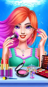 ASMR Mermaid Doll Makeup Salon Screen Shot 2