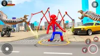 Stickman Rope Hero-Spider Game Screen Shot 0