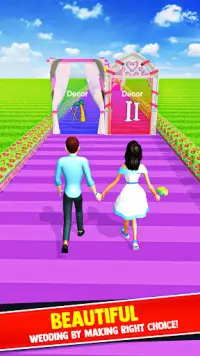 Fantasy Wedding! Theme Run 3D Screen Shot 0